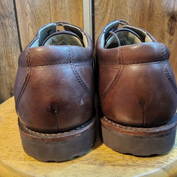 L.L. Bean RB42 04 Men\'s Walnut Brown Leather Lace Up Oxford Shoes Size US 13 main image 10